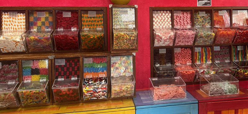 Distributeurs à bonbon sur le parc Astérix